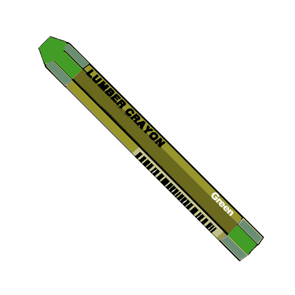 Dixon Ticonderoga, Dixon Ticonderoga 52200 Green Lumber Crayon (Pack of 12)