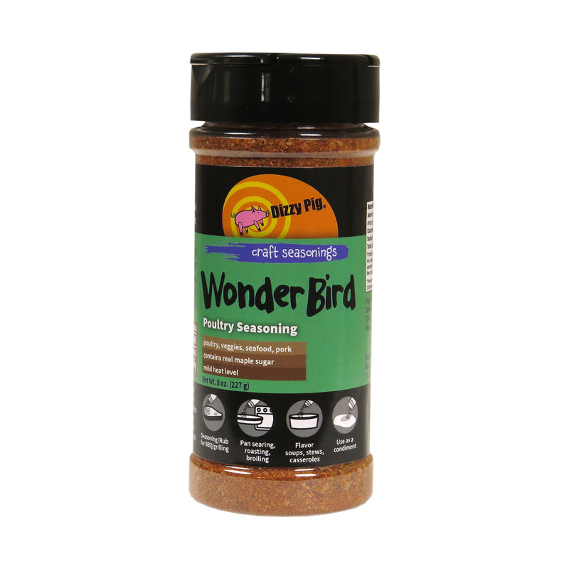 DIZZY PIG LLC, Dizzy Pig Wonder Bird Tangy/Citrusy BBQ Rub 8 oz