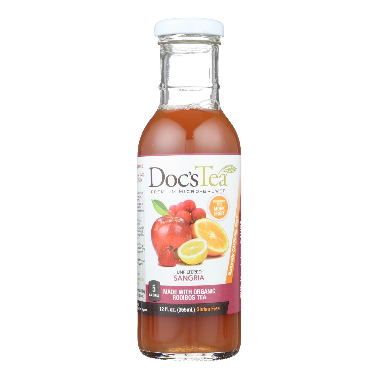 Doc'S Tea, Doc's Tea - Thé Sangria - Etui de 12 - 12 FZ (Pack de 12)