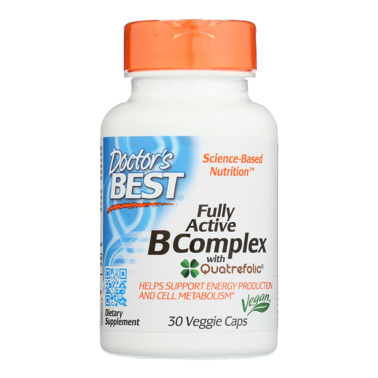 Doctor's Best, Doctor's Best - Complexe B entièrement actif - 1 chacun - 30 VCAP