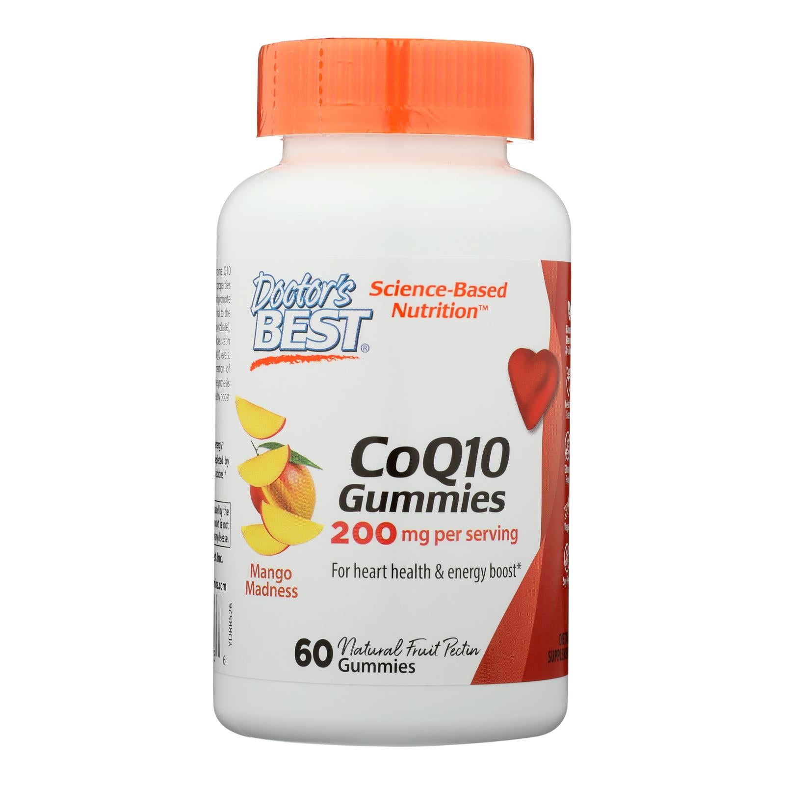 Doctor's Best, Doctor's Best - Coq10 200mg Gummies - 1 Chaque-60 CT