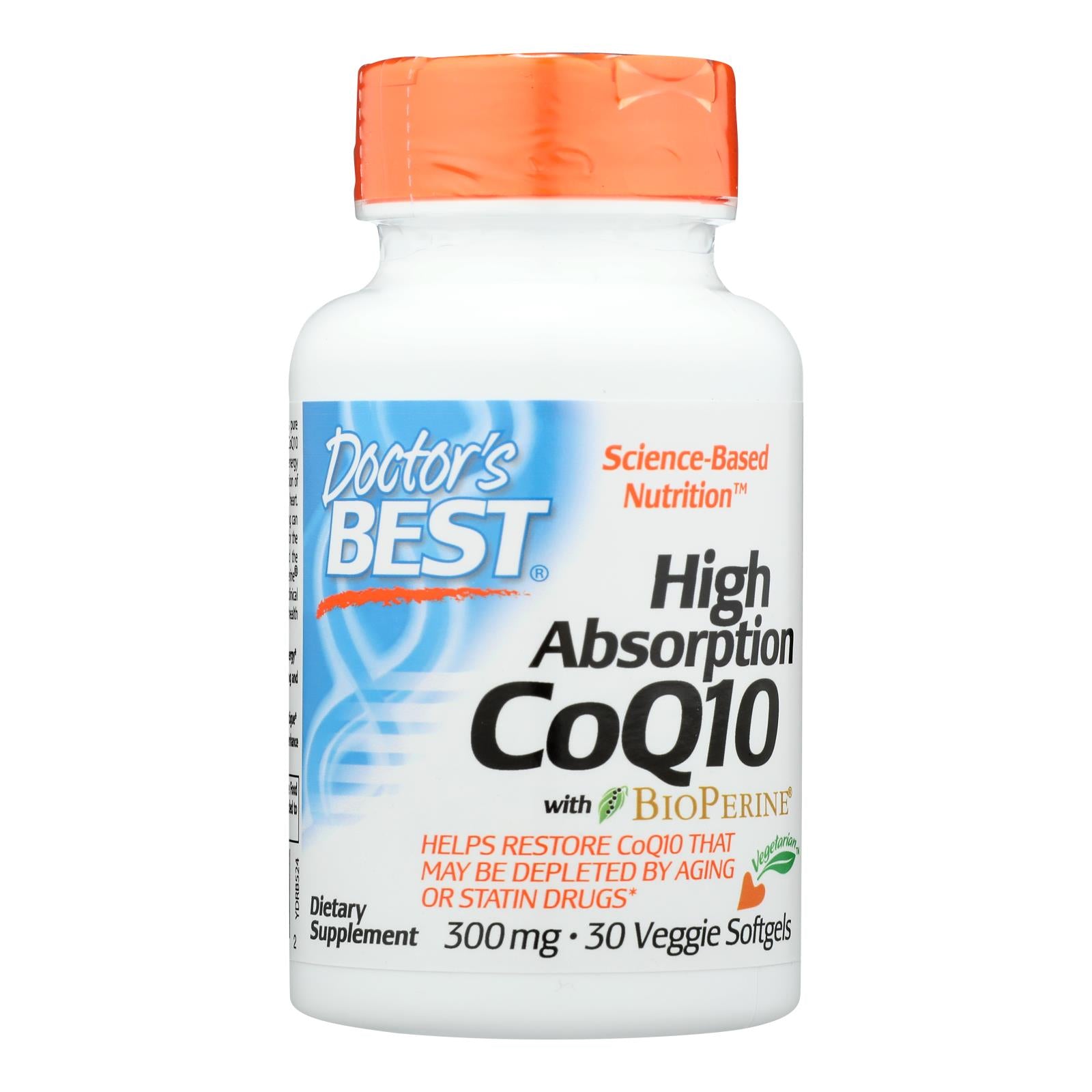 Doctor's Best, Doctor's Best - Coq10 300mg - 1 Chaque-30 SGEL