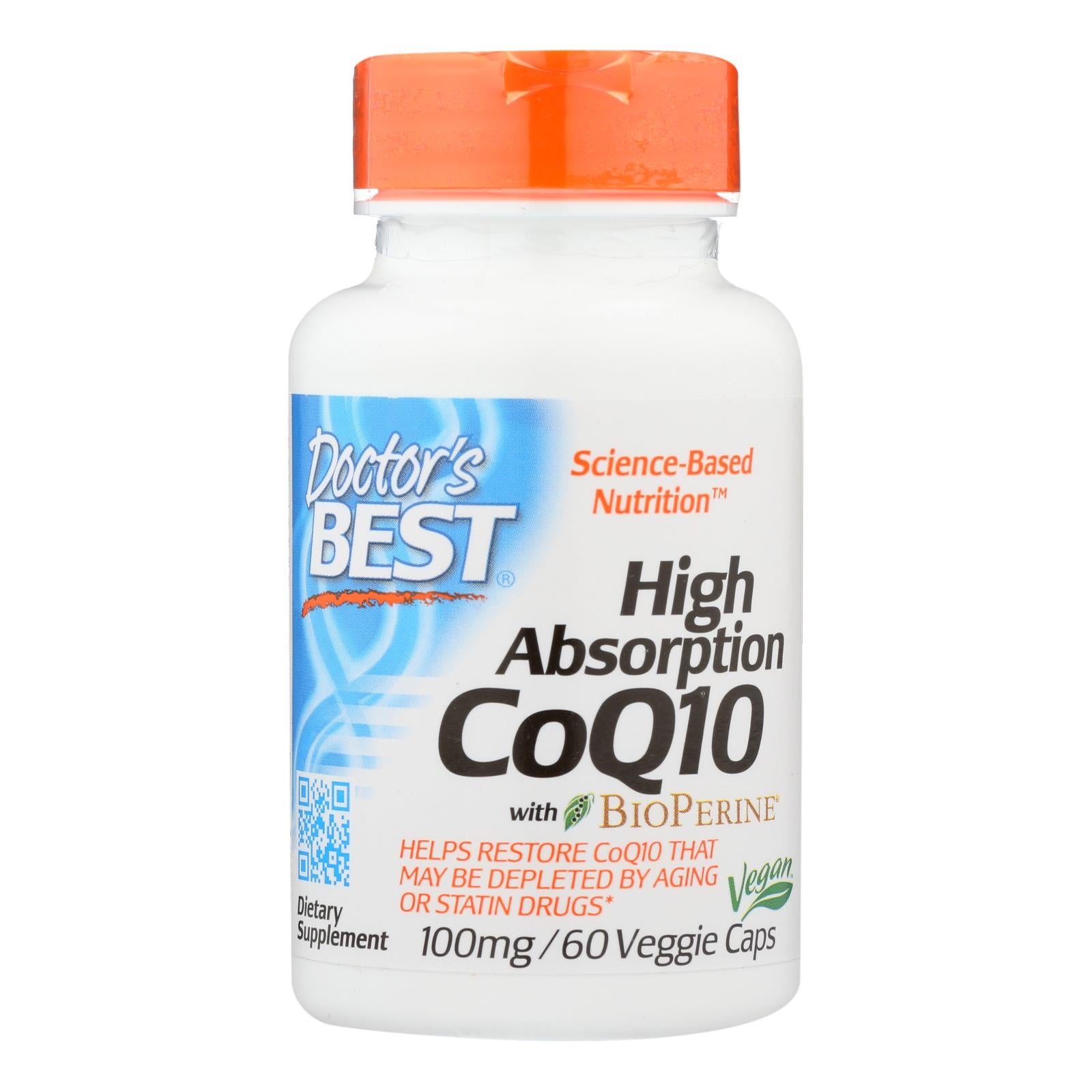 Doctor's Best, Doctor's Best - Coq10 Hi Abs 100mg - 1 chacun-60 VCAP