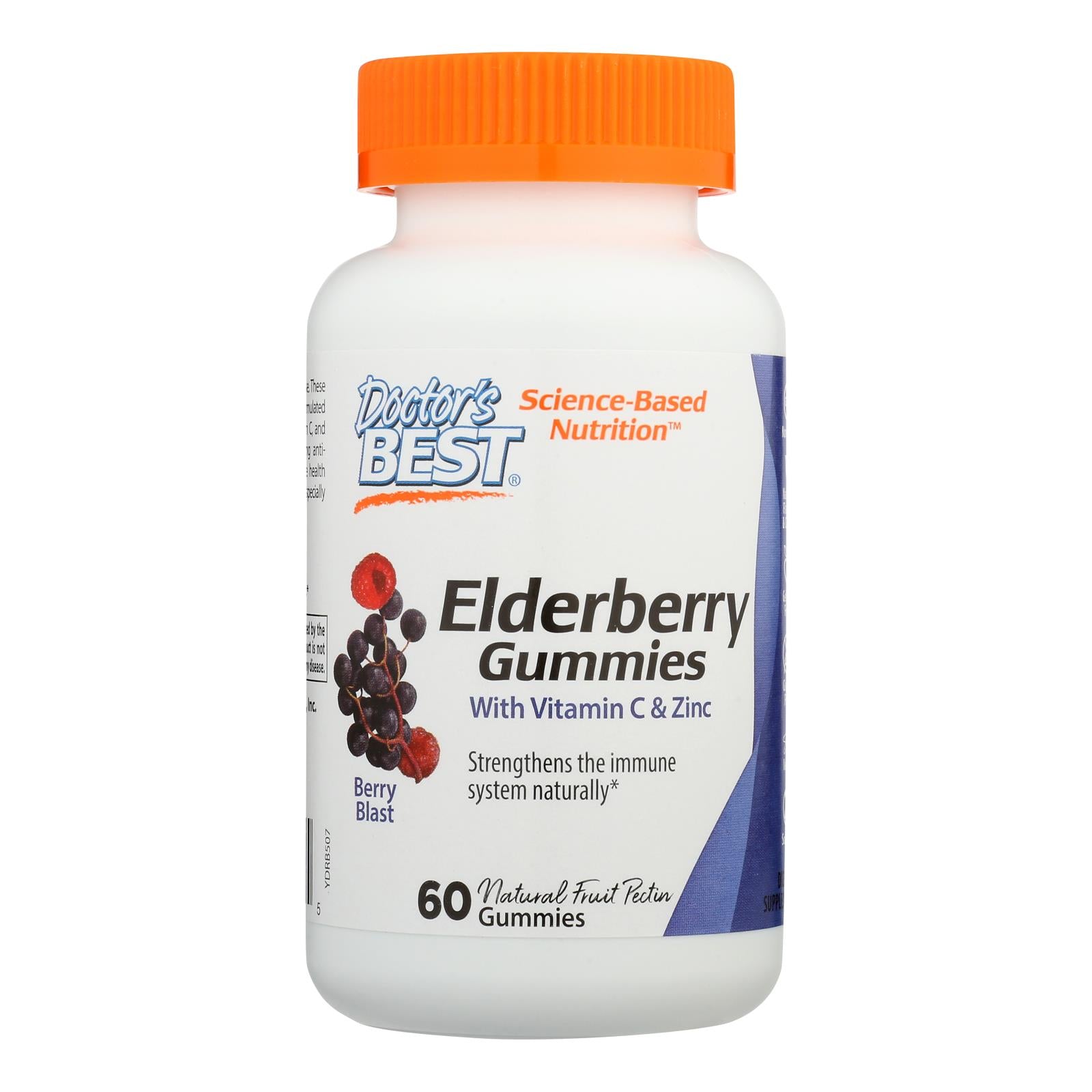 Doctor's Best, Doctor's Best - Elderberry Vitamin C Gummies - 1 Chaque-60 CT