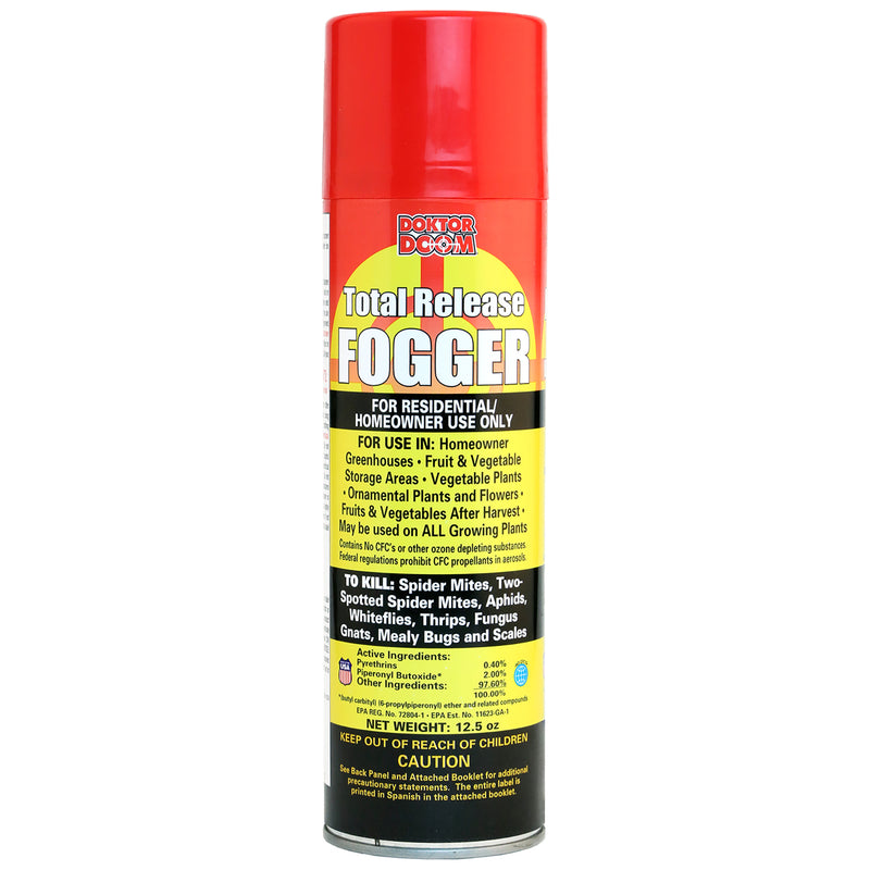 HAWTHORNE HYDROPONICS LLC, Doktor Doom Fogger à libération totale Insecticide botanique 12.5 oz.