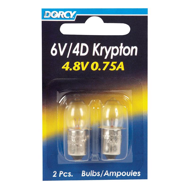 Dorcy, Dorcy 6V/4D Krypton Bulb 2.2 volt Bayonet Base