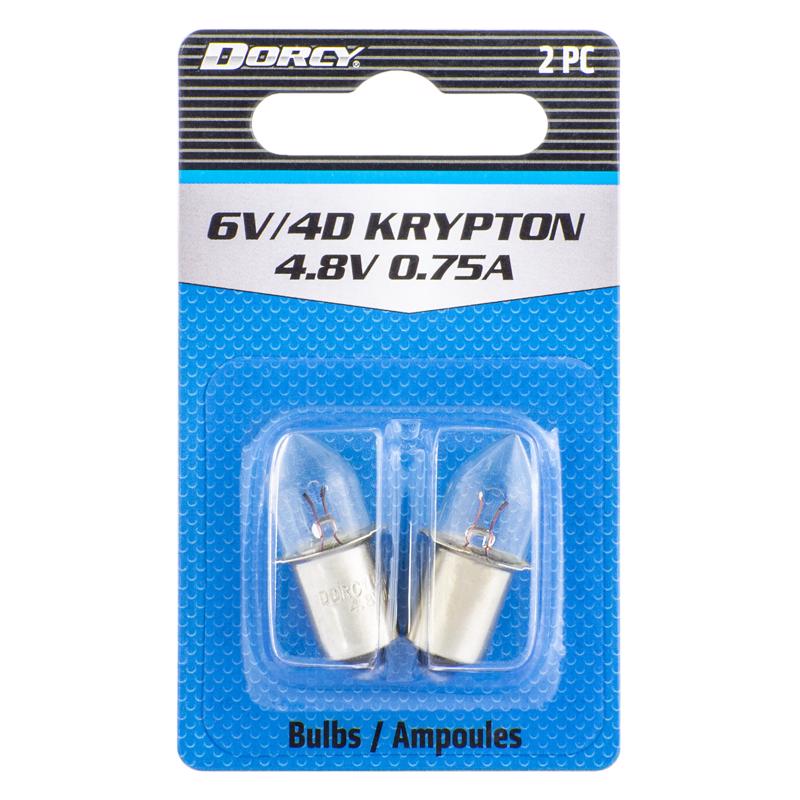 Dorcy, Dorcy 6V/4D Krypton Bulb 2.2 volt Bayonet Base