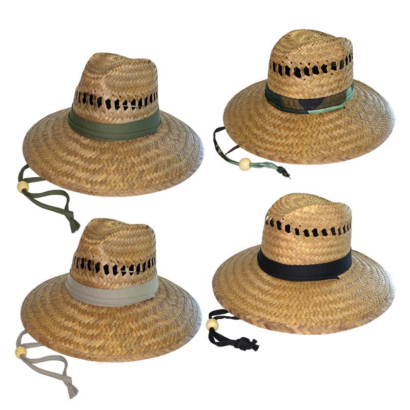 DORFMAN PACIFIC CO, Dorfman Pacific Chapeau à large bord Naturel Assortis (Pack de 12)