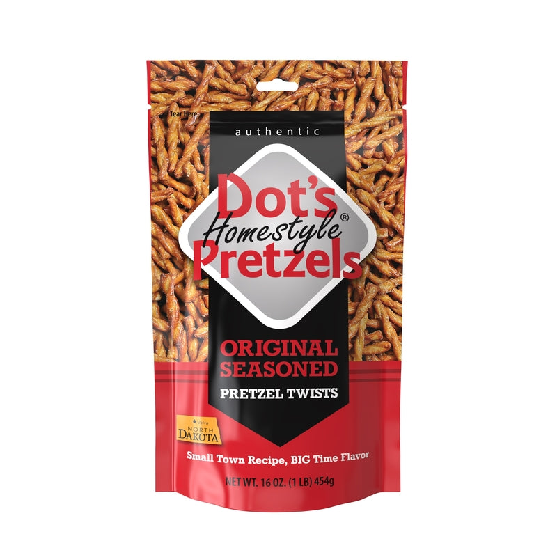 Dots Pretzels, Dot's Pretzels Homestyle Pretzels 1 lb (paquet de 30)