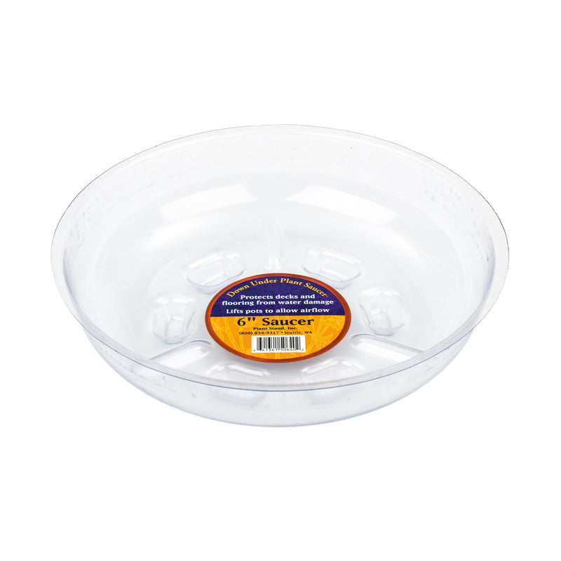 BOSMERE INC, Down Under 6 in. D en plastique transparent (paquet de 24)