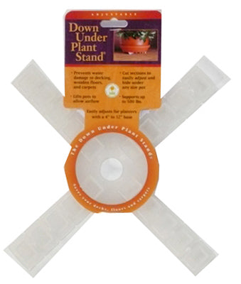 BOSMERE INC, Down Under Decksaver 1 po H X 12 po L X 12 po L X 12 po. D Plastic Planter Trivet Clear