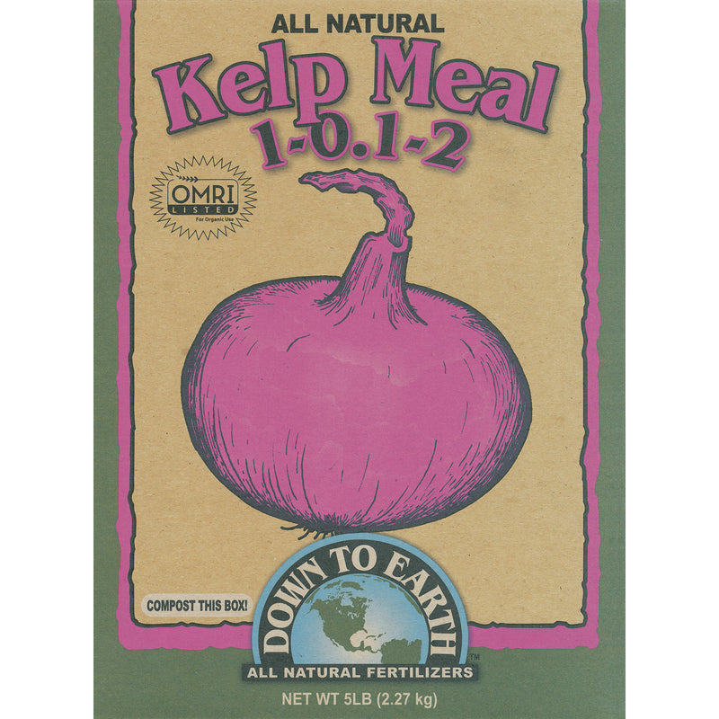 JENSEN DISTRIBUTIONS SERVICES, Down to Earth Organic Kelp Meal 1-0.1-2 Plant Fertilizer 5 lb (paquet de 6)