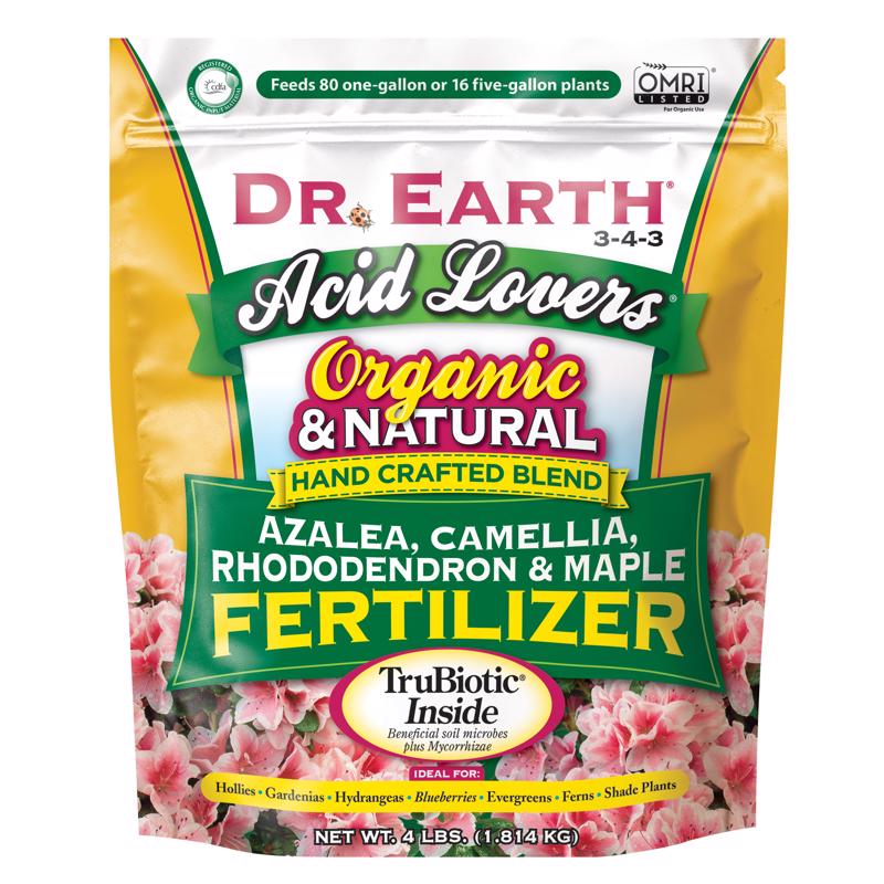 DR EARTH INC, Dr Earth Acid Lovers Organic Plant Granules 4 lb