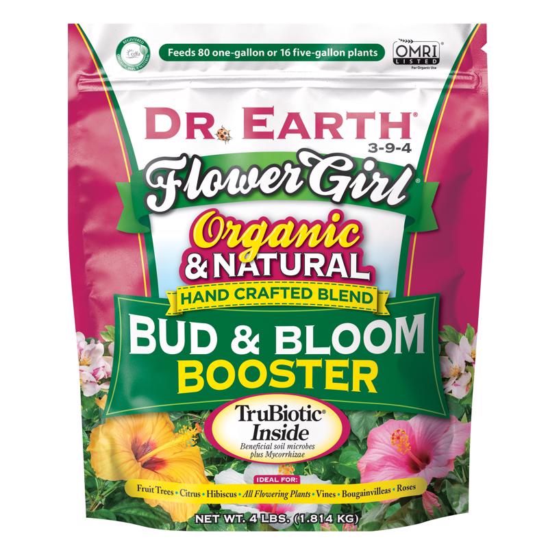 DR EARTH INC, Dr. Earth Flower Girl Organic Granules Rose, Citrus Plant Food 4 lb