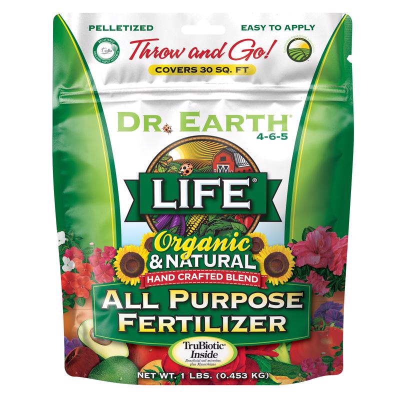 DR EARTH INC, Dr. Earth Life Organic All Purpose 4-6-5 Fertilizer 1 lb