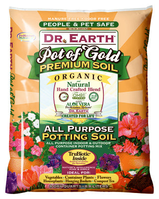 DR EARTH INC, Dr. Earth Pot of Gold Organic All Purpose Potting Soil 8 qt