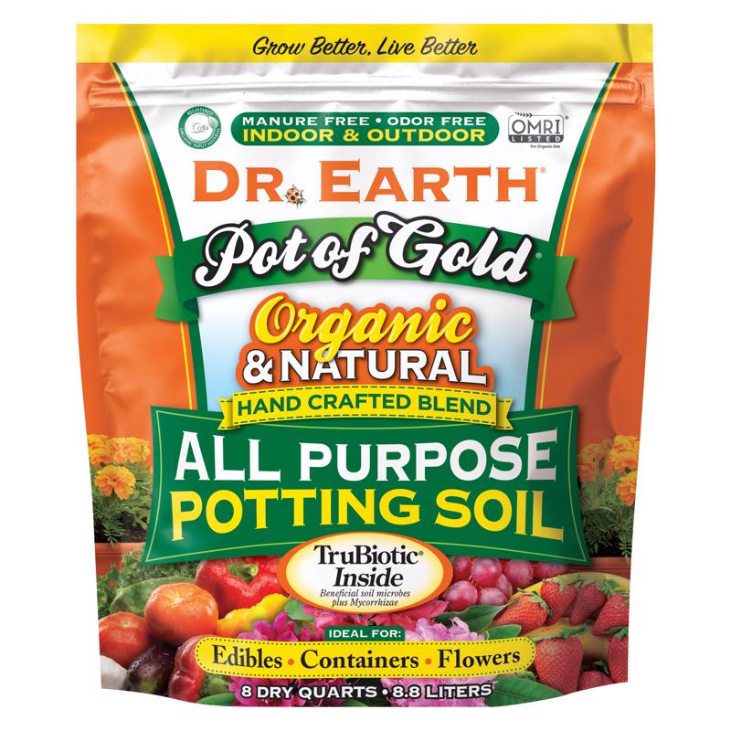 DR EARTH INC, Dr. Earth Pot of Gold Organic All Purpose Potting Soil 8 qt