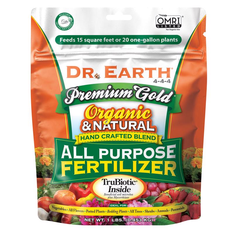 Terre, Dr. Earth Premium Gold Organic Granules All Purpose Plant Food 1 lb