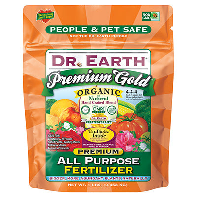 Terre, Dr. Earth Premium Gold Organic Granules All Purpose Plant Food 1 lb