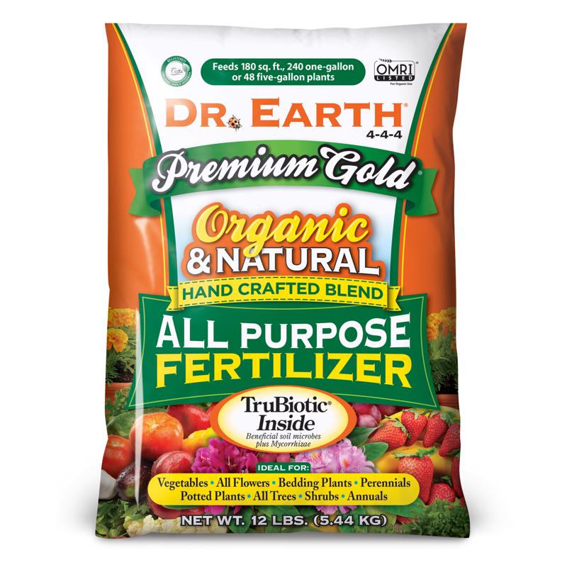 DR EARTH INC, Dr. Earth Premium Gold Organic Granules Plant Food 12 lb