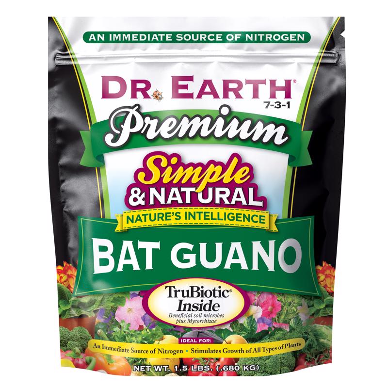 DR EARTH INC, Dr. Earth Pure & Natural Organic Granules Bat Guano 1.5 lb