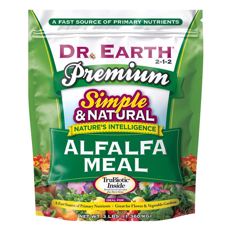 DR EARTH INC, Dr. Earth Pure & Natural Organic Granules Roses Alfalfa Meal Plant Food 3 lb