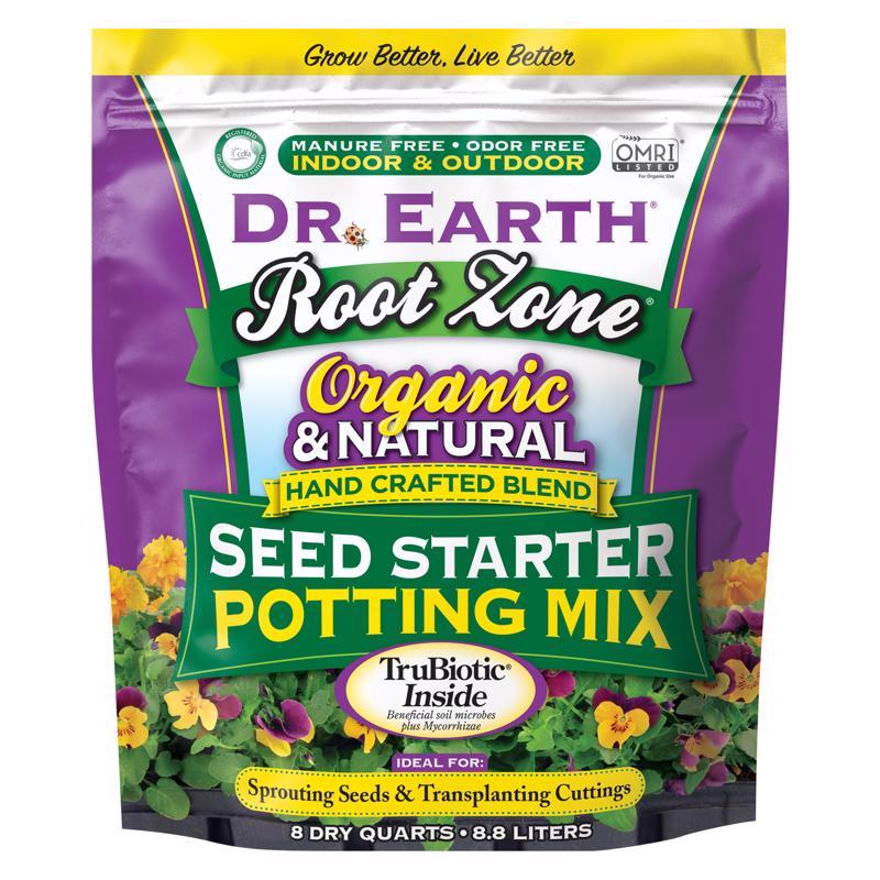 DR EARTH INC, Dr. Earth Root Zone Organic All Purpose Seed Starting Mix 8 qt