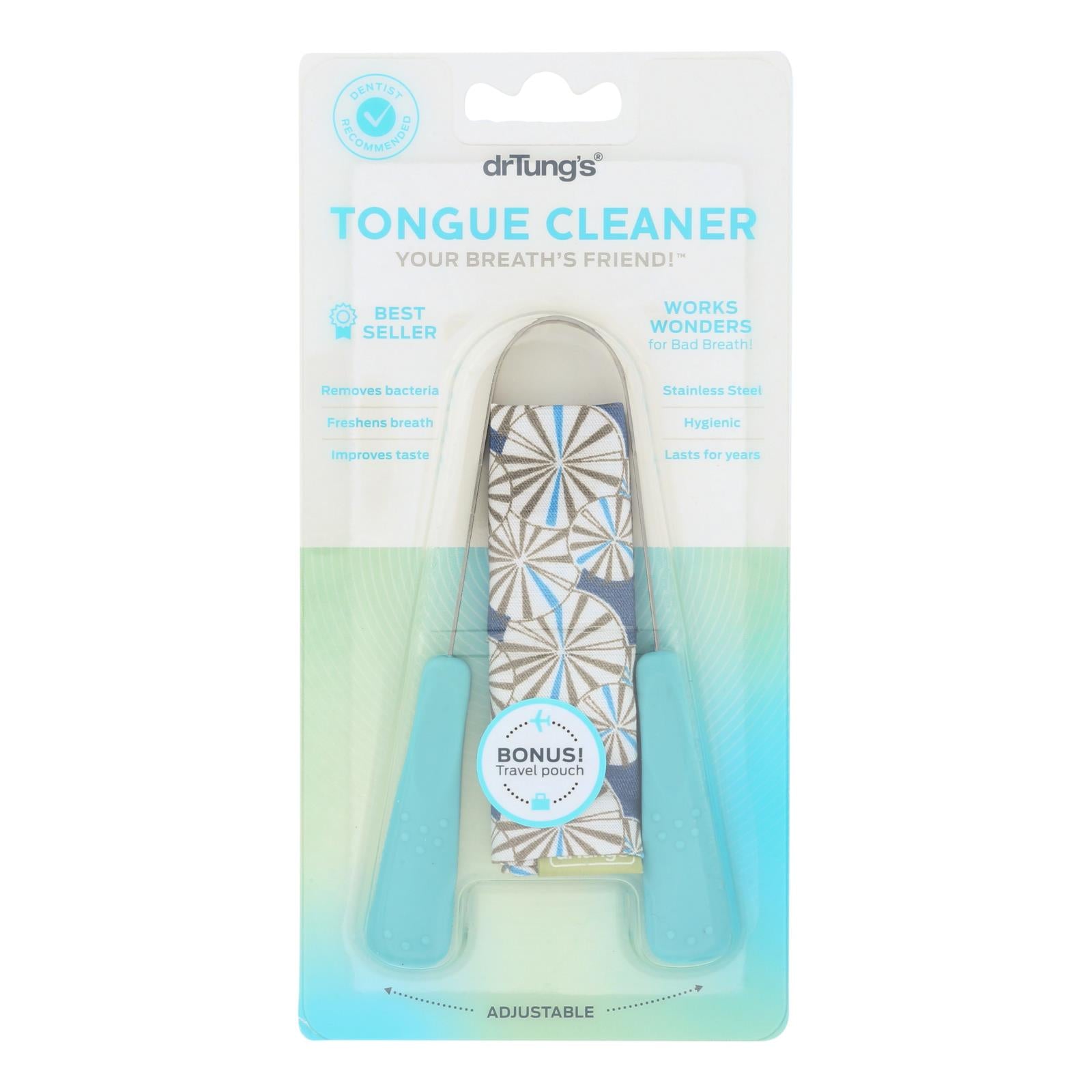 Dr. Tung'S, Dr. Tungs Stainless Steel Tongue Cleaner - 1 Tongue Cleaner - Case of 12 (Pack of 12)