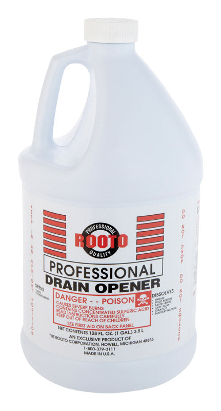 Rooto, Drain Clnr Acid 128oz Ma