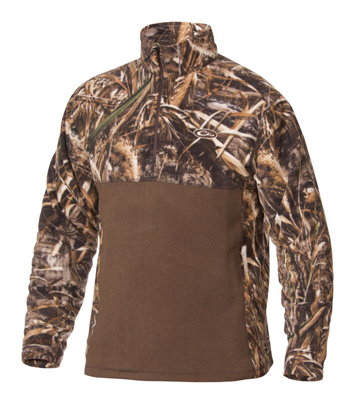 Drake, Drake MST L Chemise de golf à manches longues à col Realtree Max-5 pour hommes