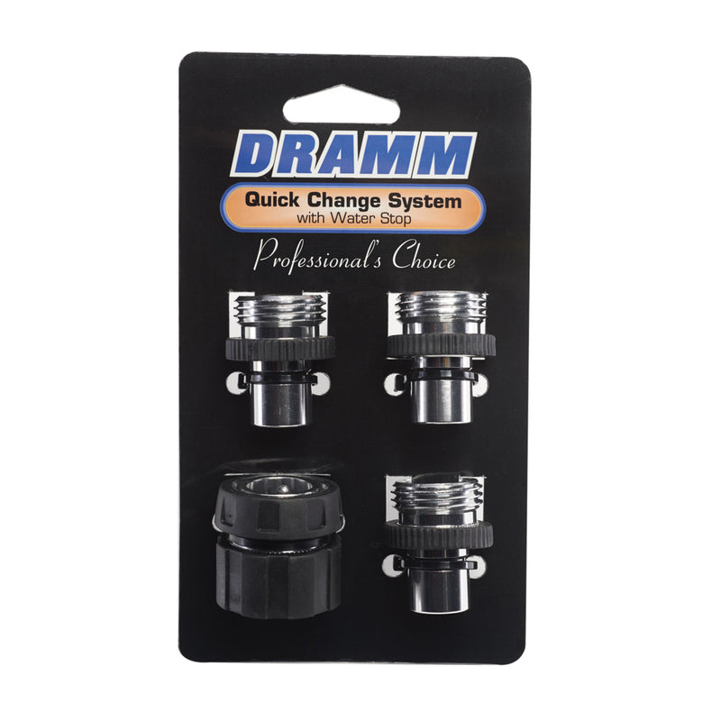 DRAM CORPORATION, Dramm Aluminium Threaded Quick Connector Hose Set