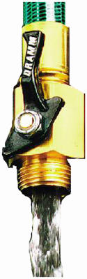 DRAM CORPORATION, Dramm Brass Male to Female Thread Heavy Duty Hose Shut Off Valve 3/4 in.