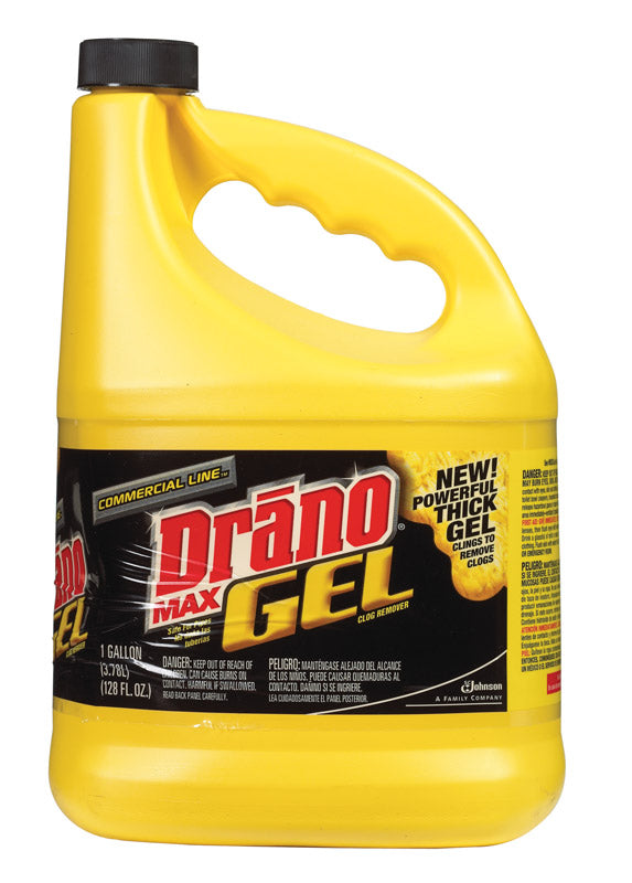 JOHNSON SC & SONS INC, Drano Commercial Line Gel Clog Remover 128 gal. (paquet de 4)