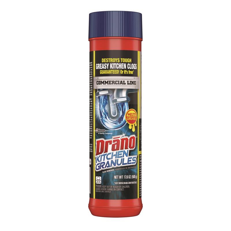 JOHNSON SC & SONS INC, Drano Kitchen Crystals Clog Remover 17.6 oz (Pack de 6).