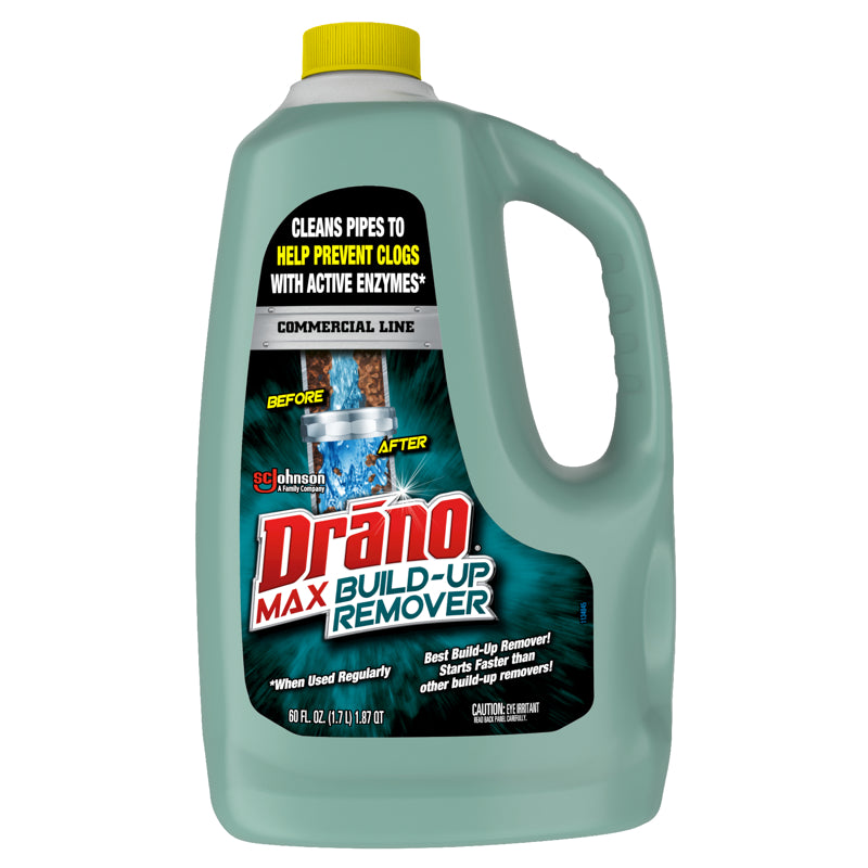 JOHNSON SC & SONS INC, Drano Liquid Build-Up Remover 60 oz (Pack of 4)