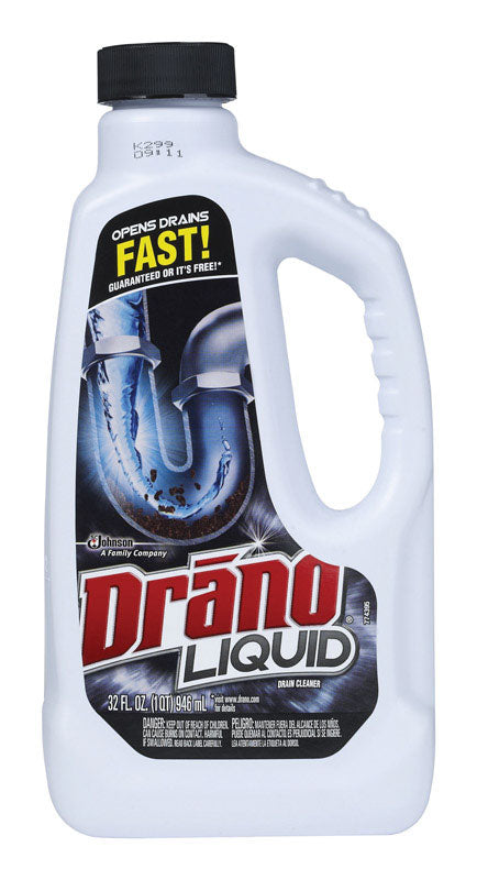 JOHNSON SC & SONS INC, Drano Liquid Drain Cleaner 32 oz (Pack of 12)