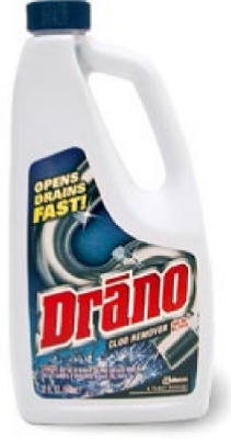 JOHNSON SC & SONS INC, Drano Liquid Drain Cleaner 32 oz (Pack of 12)