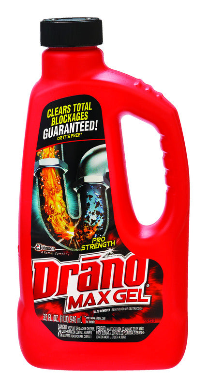 JOHNSON SC & SONS INC, Drano Professional Strength Gel Clog Remover 32 oz (paquet de 12)