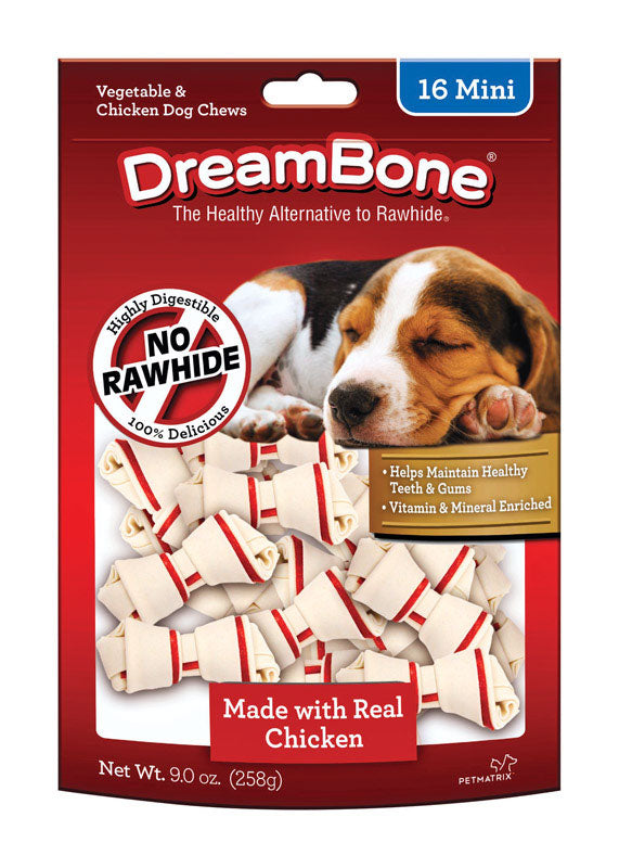 UNITED PET GROUP INC, DreamBone Chicken Chews Pour Chien 9 2-1/2 in. 16 pk