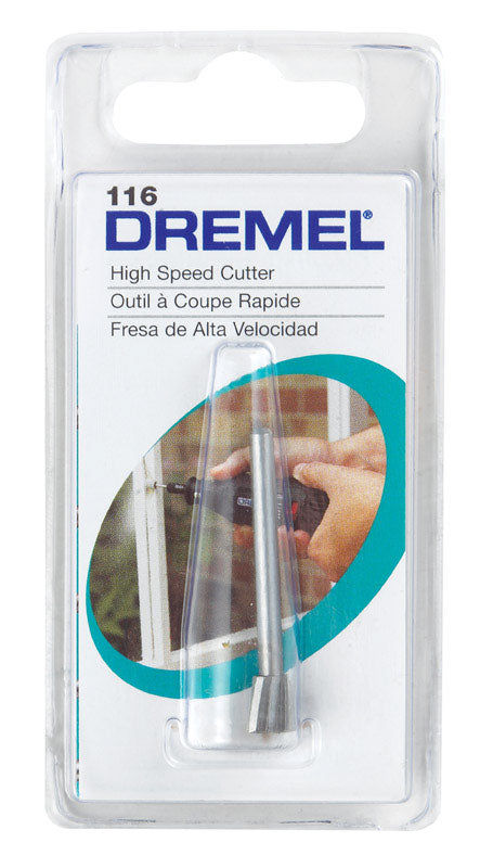 ROBERT BOSCH TOOL CORP, Dremel 1/4 in. X 1.5 in. L en acier à haute vitesse 1 pk