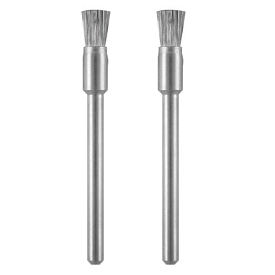 ROBERT BOSCH TOOL CORP, Dremel 1/8 in. X 1.75 in. L Brosse en acier au carbone 2 pk