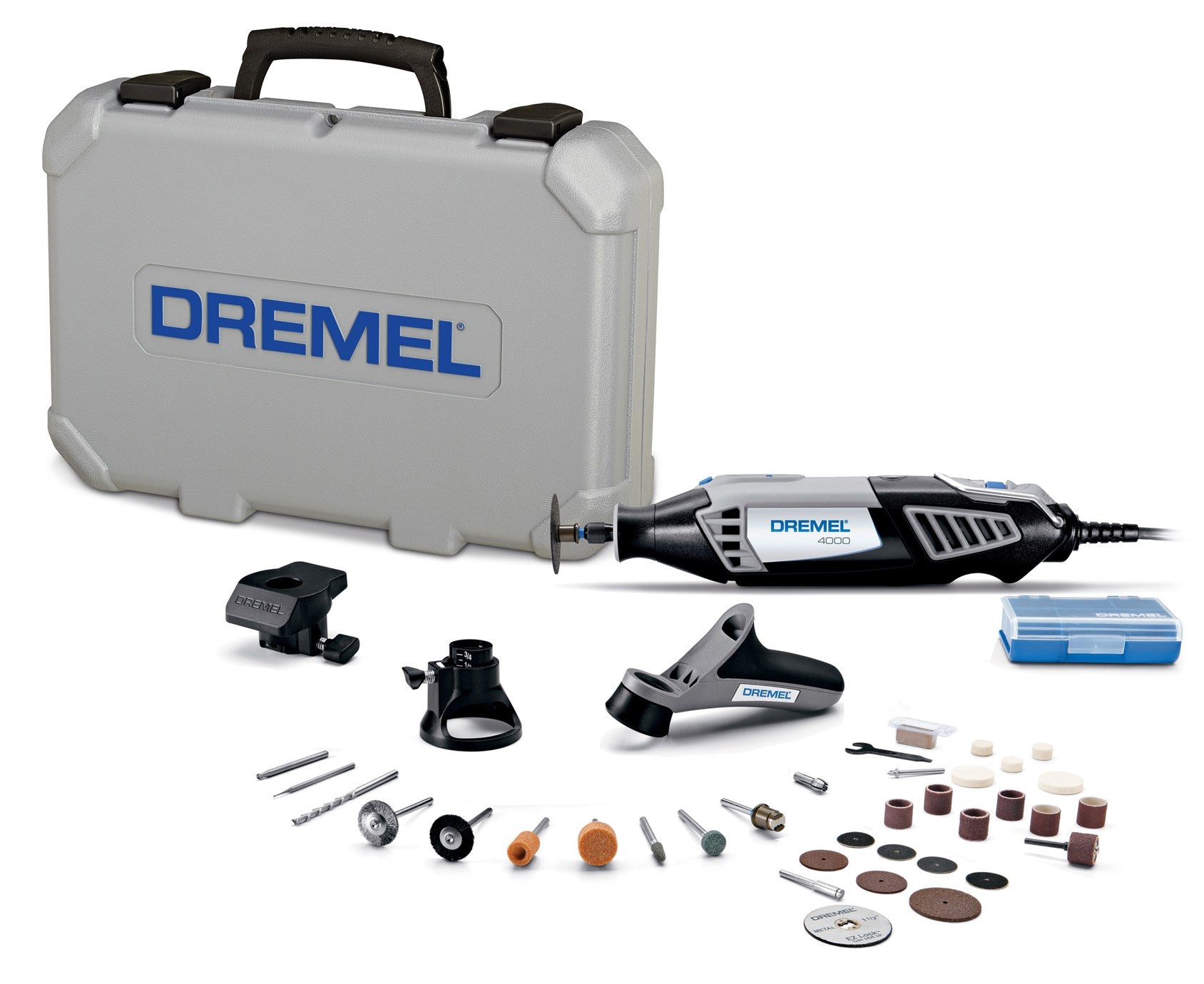 Dremel, Dremel 4000-3/34 Kit d'outils rotatifs haute performance Dremel 4000 34 pièces