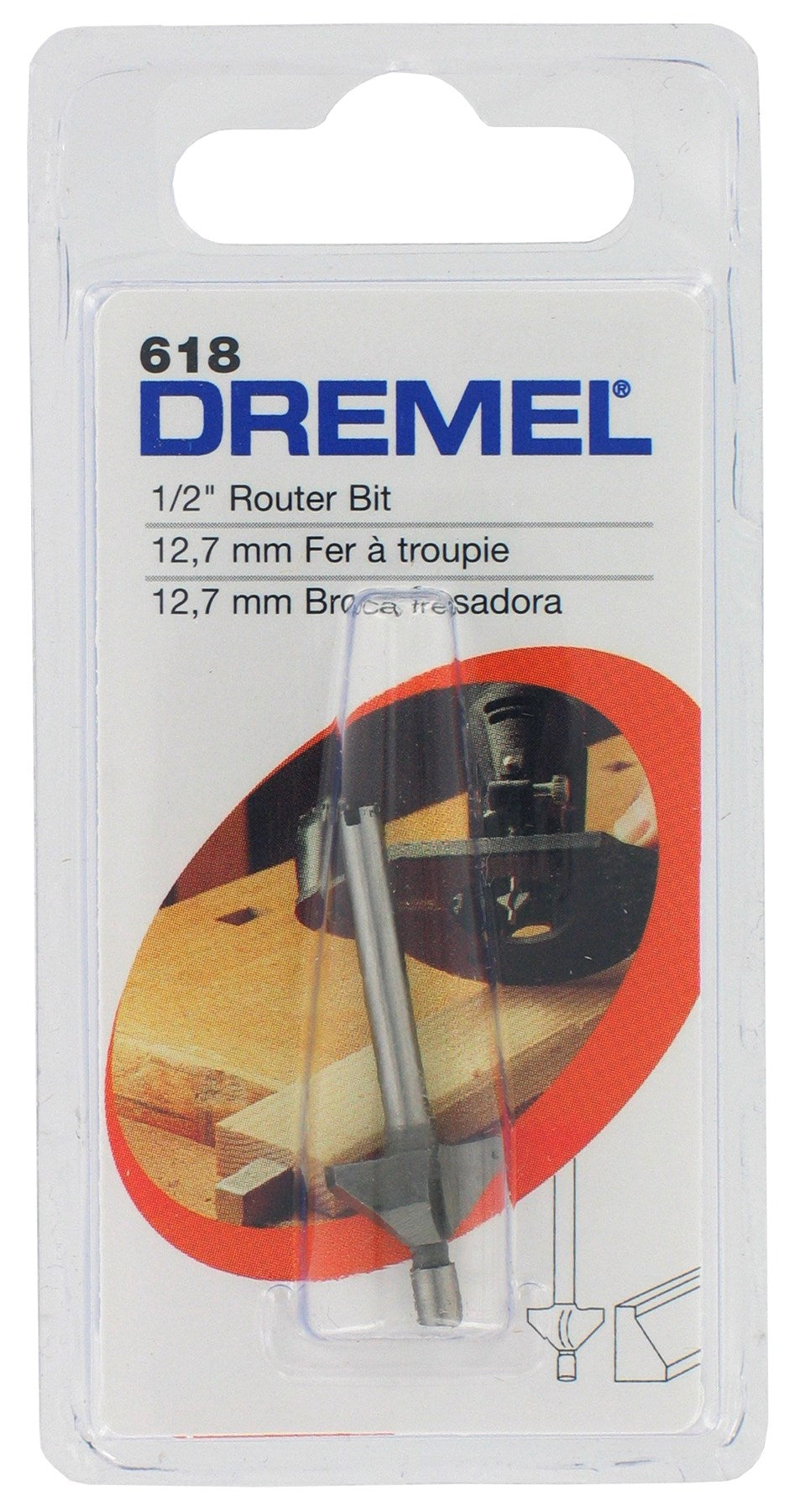 Dremel, Dremel 618 Chanfrein à 45° pour toupie