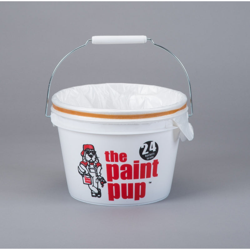 DRIPLESS INC, Dripless Paint Pup 5 qt Bucket White (Pack of 20).