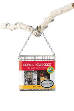 Droll Yankees Inc, Droll Yankees Premium Suet Feeder 5 In. X 5 In. X 1.5 In. Acier inoxydable