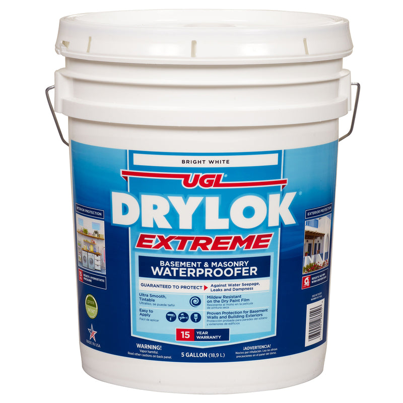 LABORATOIRES DE GILSONITE UNIS, Drylok Extreme White Latex Waterproof Sealer 5 gal.