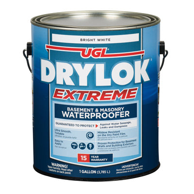 UNITED GILSONITE LABS, Drylok Low Gloss White Latex Waterproof Sealer 1 gal. (Pack of 2)