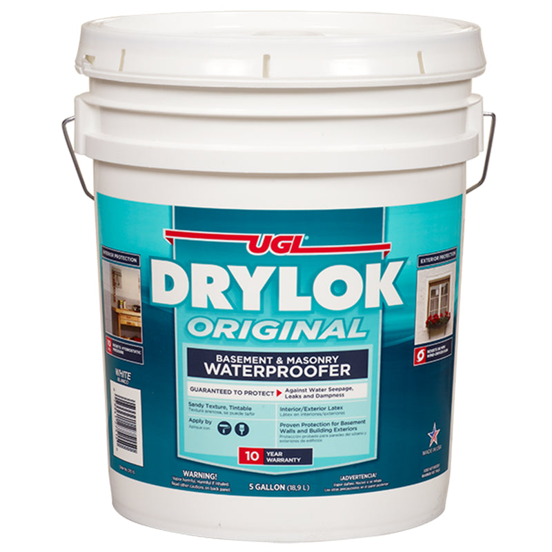 UNITED GILSONITE LABS, Drylok Paint Ltx Wht 5G