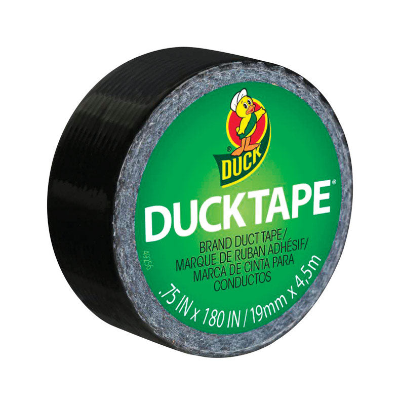 SHURTAPE TECHNOLOGIES LLC, Duck 0.75 in. W x 180 in. L Noir solide (paquet de 6)