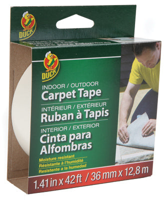 SHURTAPE TECHNOLOGIES LLC, Duck 1.41 in. W X 42 ft. L Polyester Indoor and Outdoor Carpet Tape